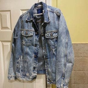 Distress denim jacket by Zara